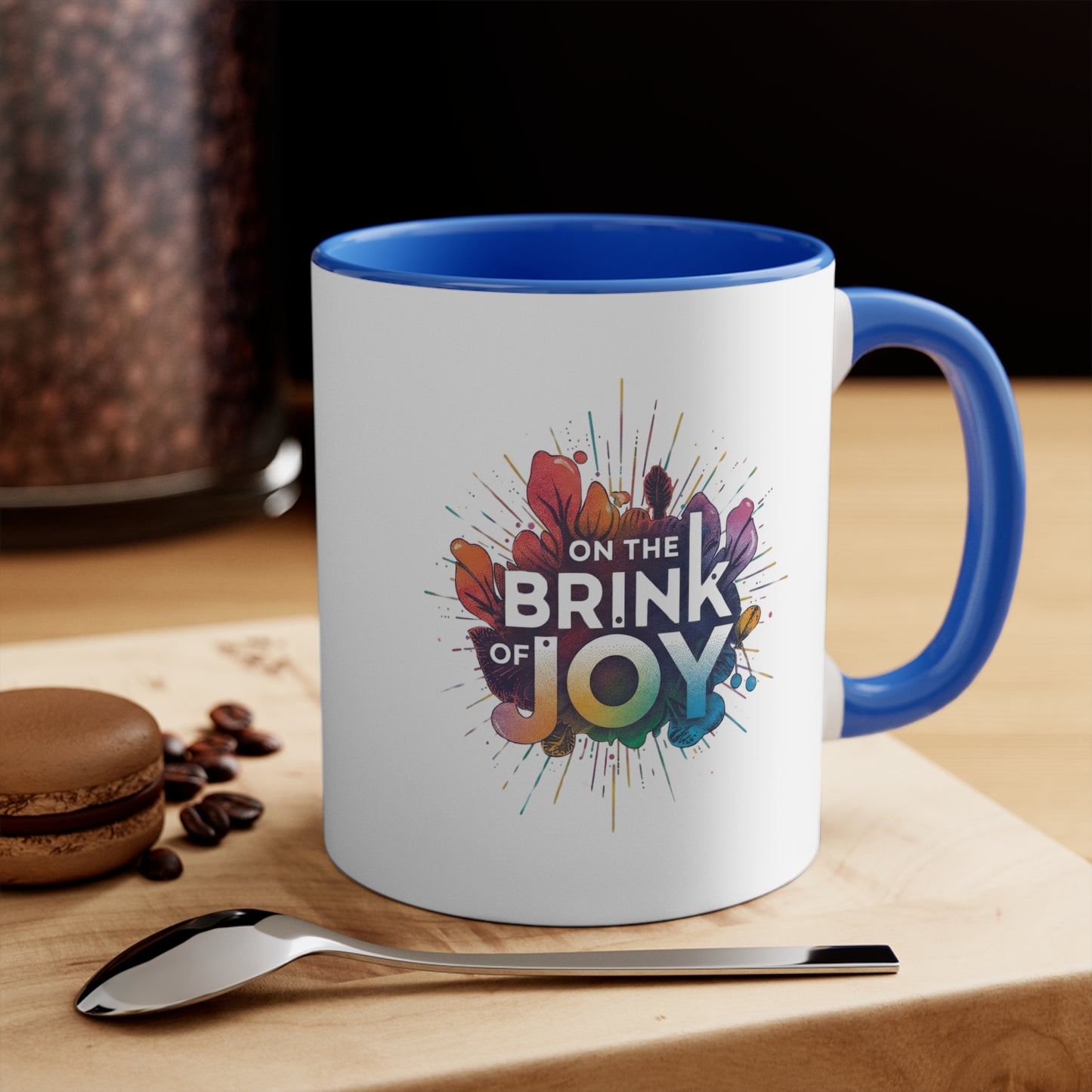 Radiant Blossom Accent Mug | 11oz Calm Accent Coffee Mug | On the BRINK of JOY