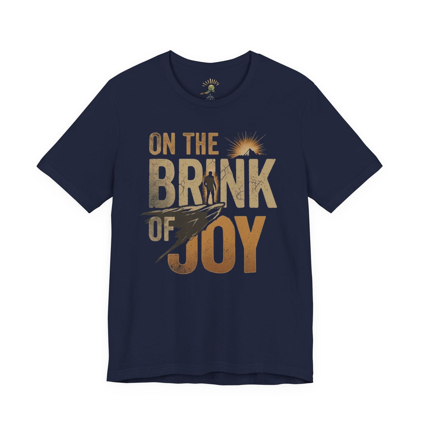 Vintage Mountain Adventure Tee | Distressed Mountain Graphic Shirt | On the BRINK of JOY