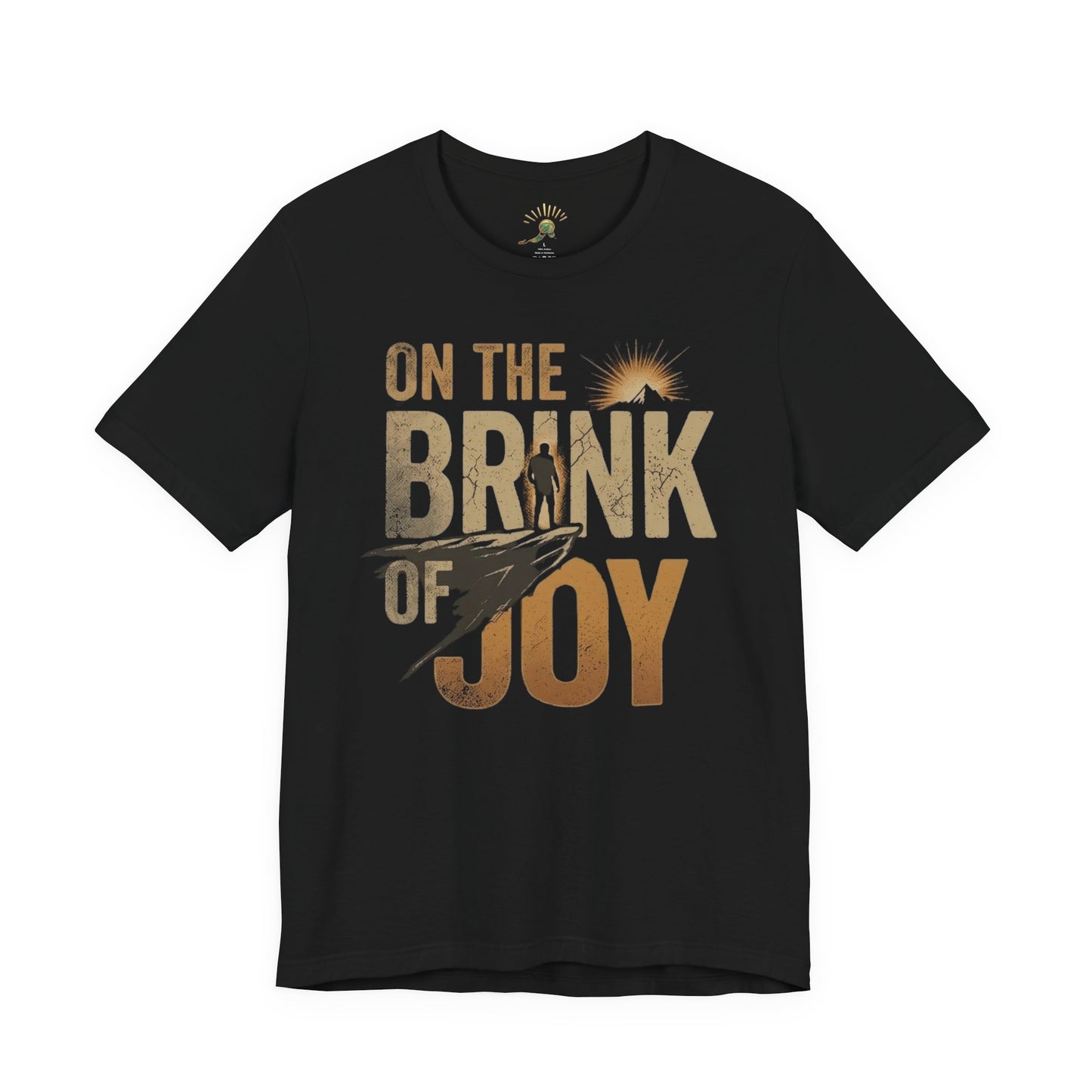 Vintage Mountain Adventure Tee | Distressed Mountain Graphic Shirt | On the BRINK of JOY