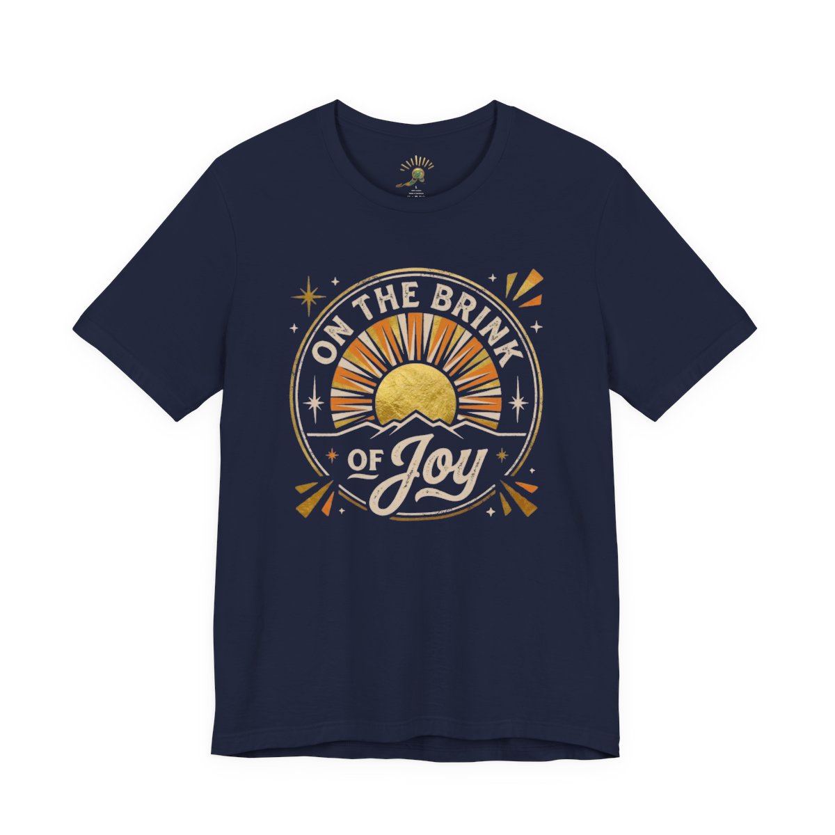 Retro Sunrise Tee | Vintage Mountain Sunrise Graphic Shirt | On the BRINK of JOY