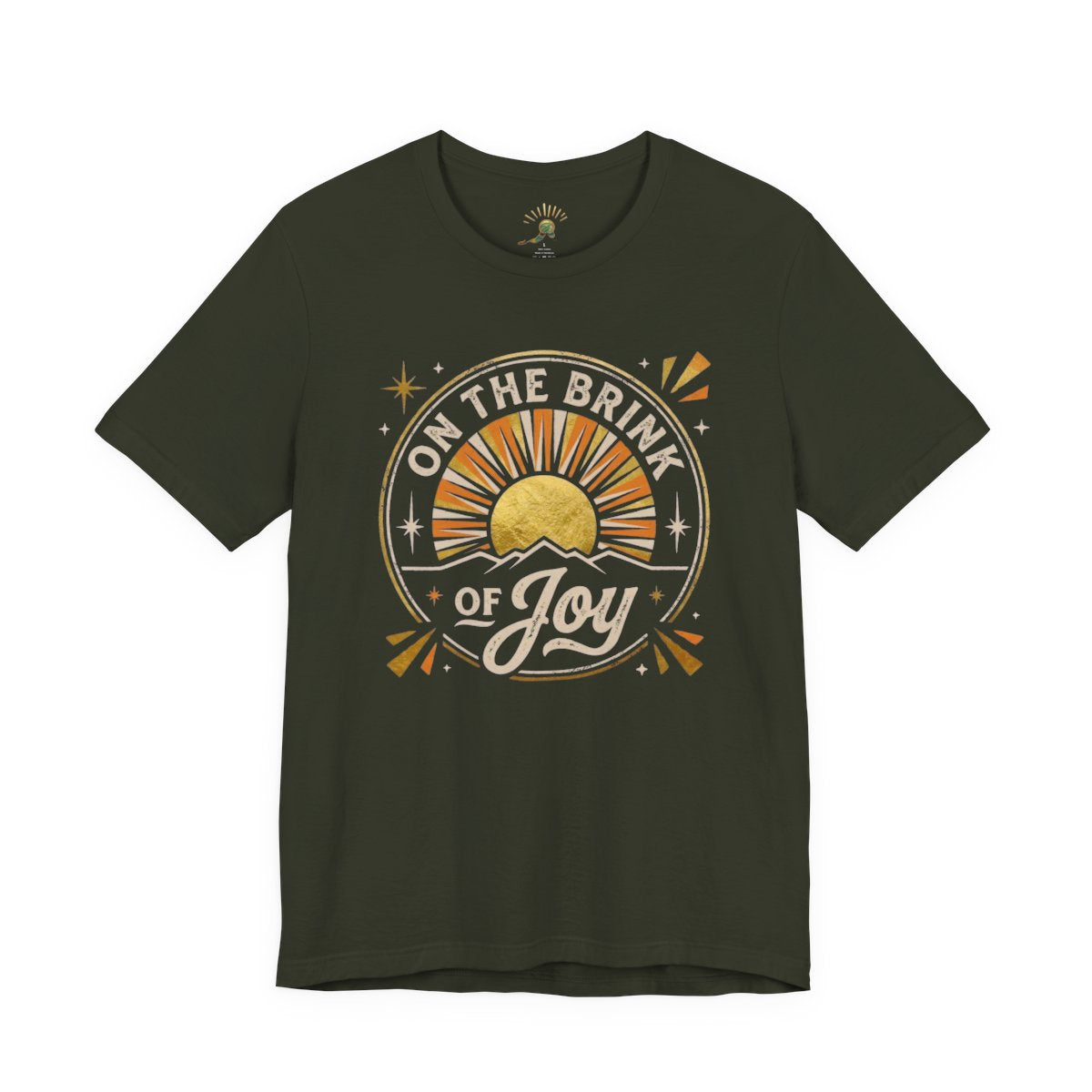 Retro Sunrise Tee | Vintage Mountain Sunrise Graphic Shirt | On the BRINK of JOY