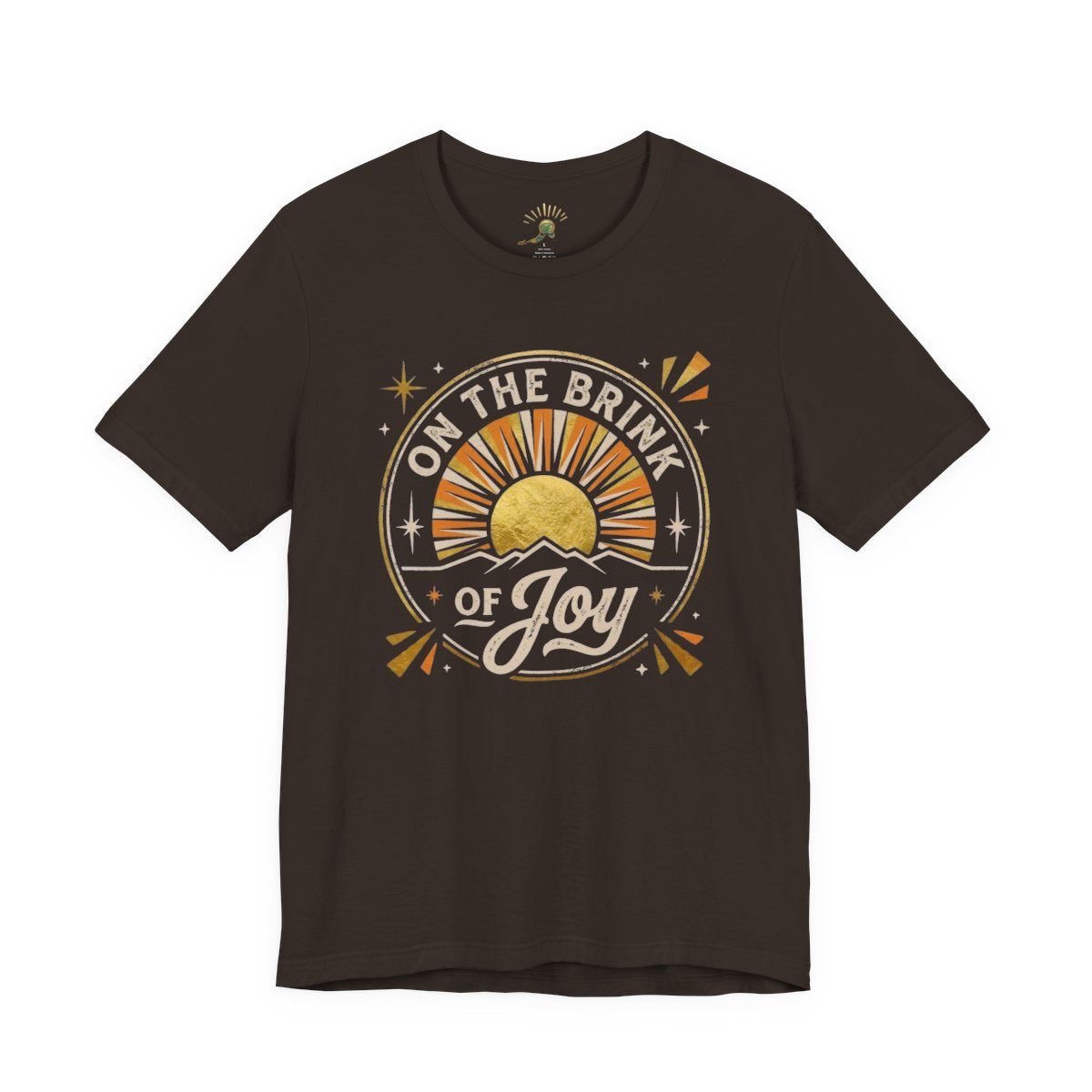 Retro Sunrise Tee | Vintage Mountain Sunrise Graphic Shirt | On the BRINK of JOY