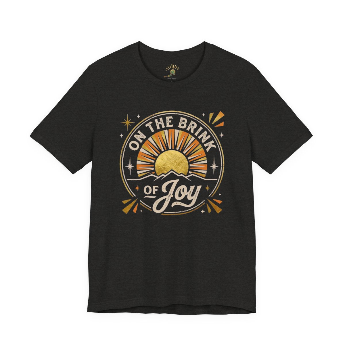 Retro Sunrise Tee | Vintage Mountain Sunrise Graphic Shirt | On the BRINK of JOY