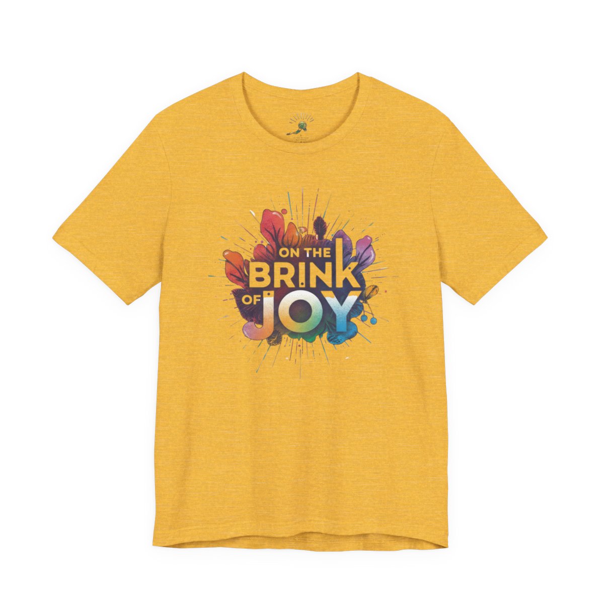 Radiant Blossom Tee | Colorful Floral Graphic Shirt | On the BRINK of JOY