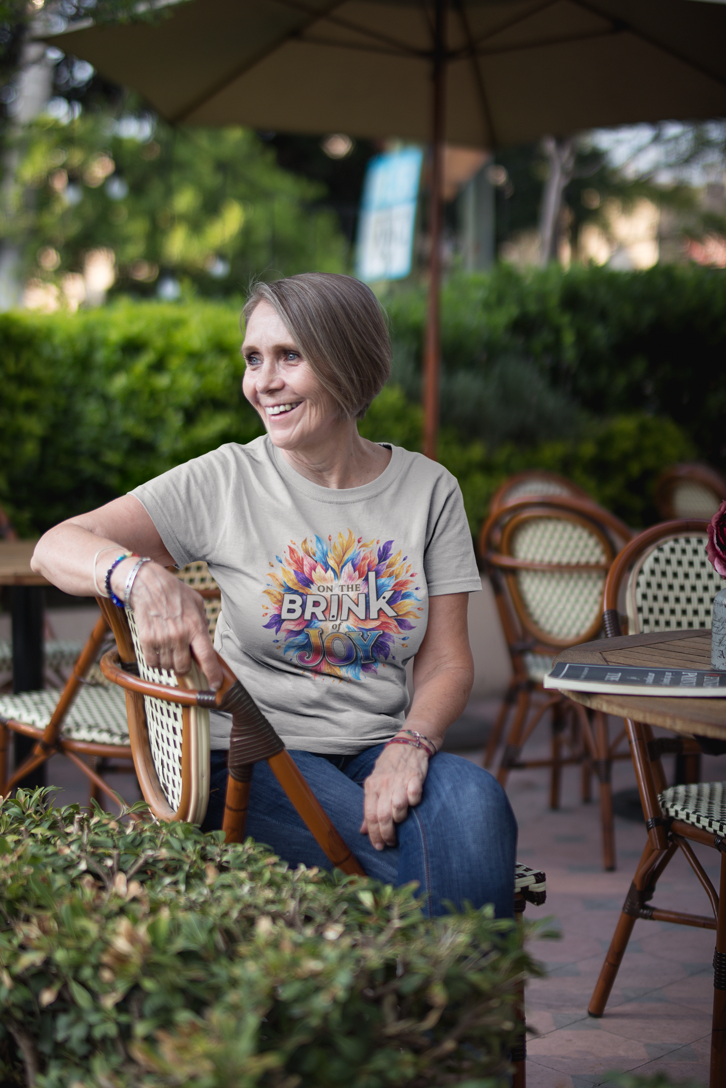 Radiant Blossom In Bloom Tee | Colorful Inspirational Graphic Shirt